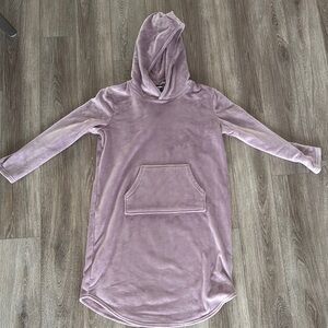 Lavender Hooded sleepwear with Pocket